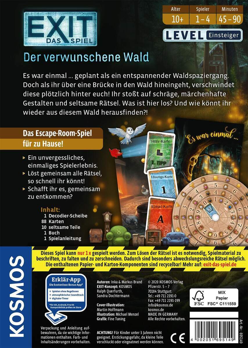 Thumbnail - Kosmos Exit Das Spiel: Der Verwunschene Wald