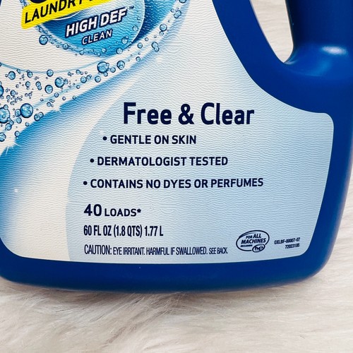 OXI CLEAN DETERGENTE PARA ROPA LIBRE Y TRANSPARENTE 40 CARGAS 60 FL oz OXICLEANO - Imagen 3 de 4