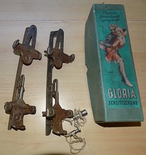 Schlittschuhe Gloria von 1932 im original Karton+Schlüssel im Paar 