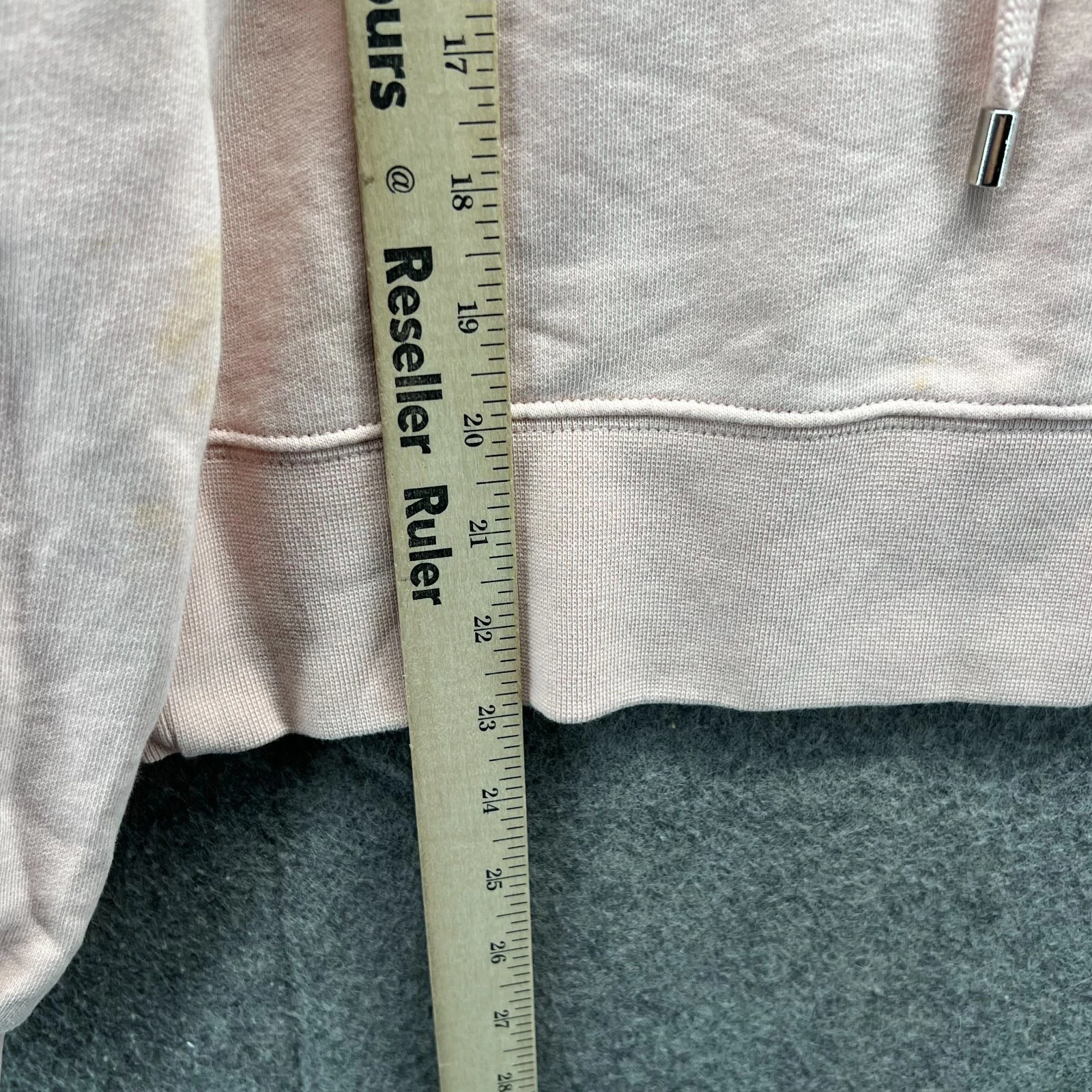 Kate Spade felpa con cappuccio donna rosa medio maglione pile pullover nastro incantesimo