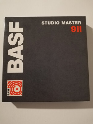 BASF Studio Master 911 Magnetband - NEU - 180m 6,3mm 590ft 1/4 in