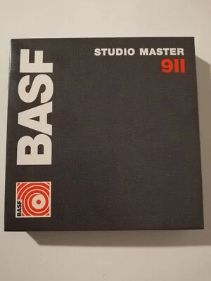 Bande magnétique BASF Studio Master 911 - NEUF - 180 m 6.3 mm 590 ft 1/4 in - Photo 1/4