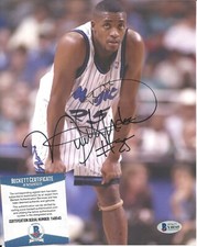 Nick Anderson Orlando Magic Signed Auto 8x10 Photo Autograph Beckett BAS COA NBA
