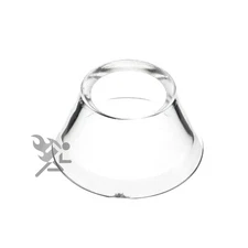 Egg & Golf Ball Display Stands Clear Reversible Cones, 10 Pack