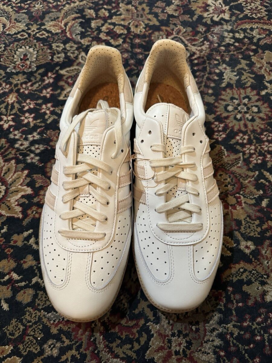 Adidas Originals Samba OG (WHITE/WONDER WHITE/MAGIC BEIGE Adidas Originals Samba OG (WHITE/WONDER WHITE/MAGIC BEIGE