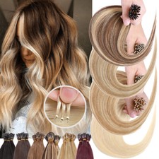 THICK Nano Ring 100 Remy Human Hair Extensions Microtube Loop Beads Ombre 150g