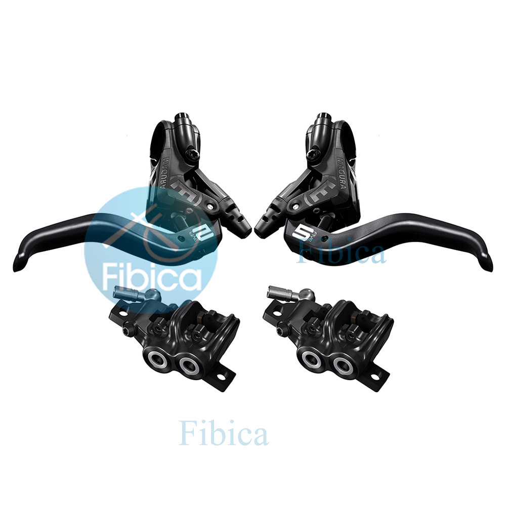 NEW MAGURA MT5 4-PISTON Hydraulic Disc Brake Set Front+Rear