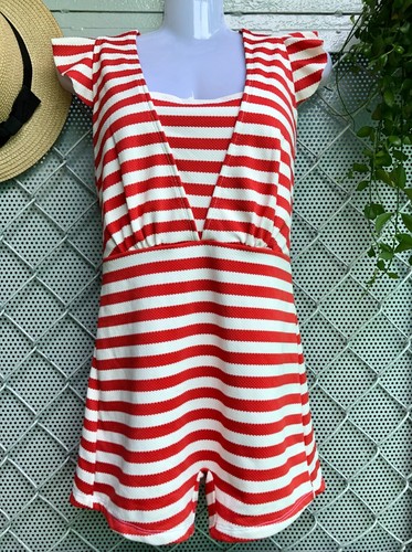 Swimsuits For Women One Piece Tummy Control Vintage Bathing Suits Retro Swimwear - Picture 3 of 22