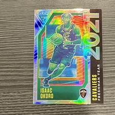 Isaac Okoro RC • SILVER PRIZM | Cavs FRESHMAN YEAR 2020-21 Panini Flux Mint!