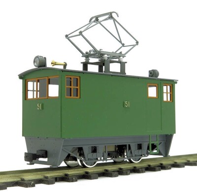 HOn30/HOe Aru-Modell Freelance Schmalspur Boxcab Elektrolok Bausatz H0e