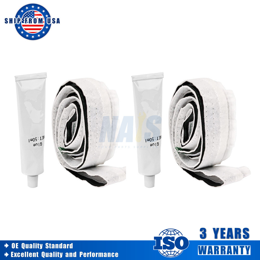 2X W10612022 Dryer Drum Felt Kit Compatible with Whirlpool Sears AP5737110 279857 PS8691753