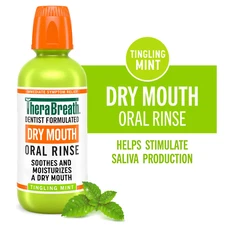 ✅ TheraBreath Mouthwash | Alcohol Free | 16 fl oz | Oral Rinse | Fresh Breath
