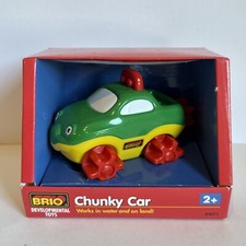 Vintage Wind Up 1998 Brio Land  Water Chunky Car New