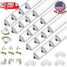 20-Pack 3.3FT 1Meter V Shape LED Strip Aluminum Channel Diffuser System
