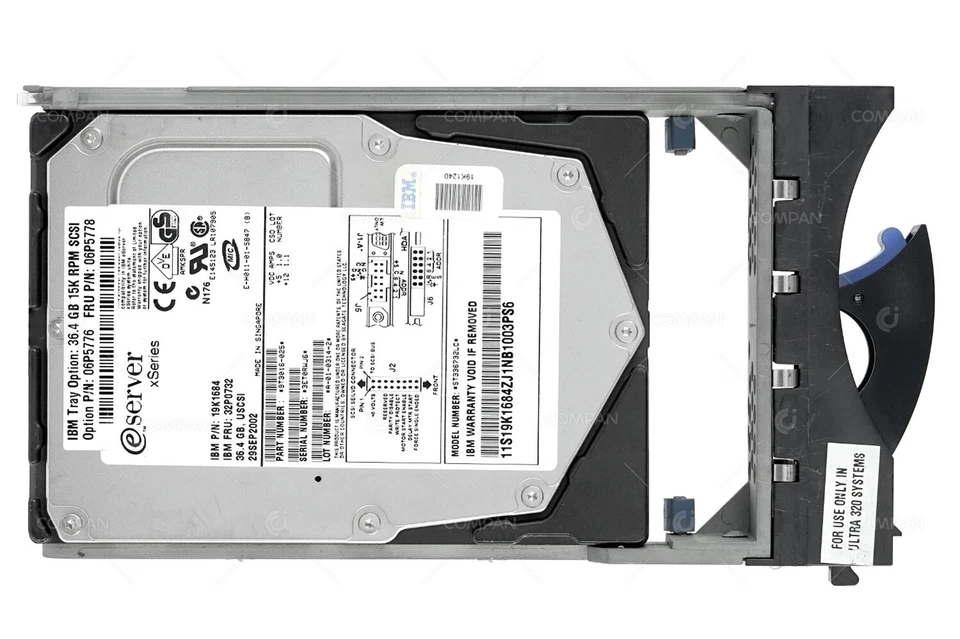 06P5776 IBM HARD DRIVE 36GB 15K RPM SCSI 3.5 06P5778 - Image 3 of 4