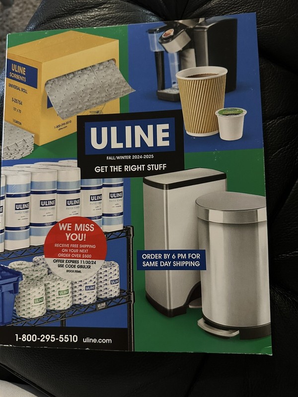 Uline Fall Winter 2024 2025 Catalog  Get The Right Stuff Shipping Supply