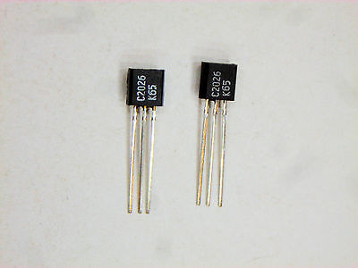 100pc Transistor NPN 2SC2026 C2026 TO-92 ft = 2GHz VHF UHF Amplificador Nec