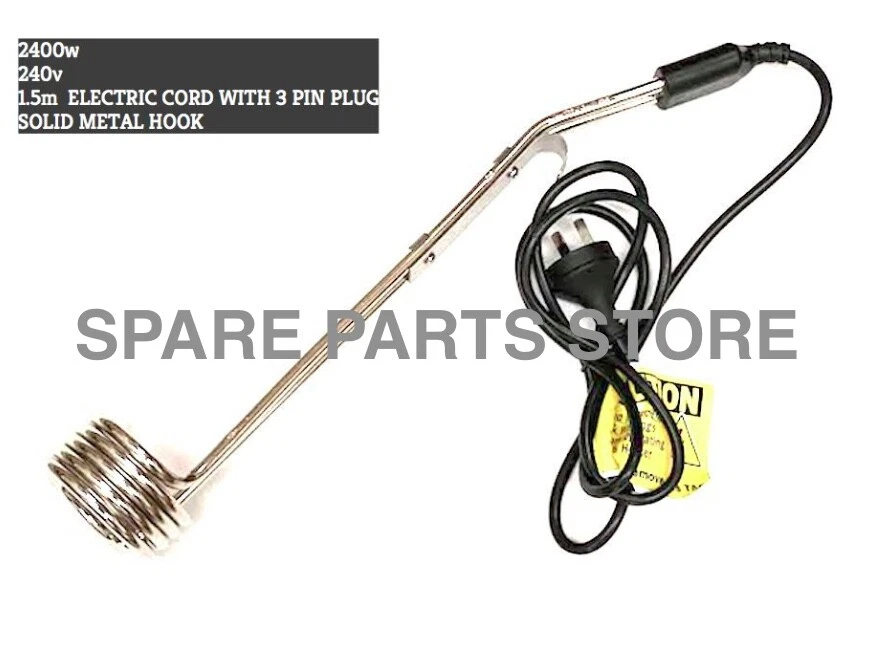 PORTABLE IMMERSION HOT WATER HEATER ELEMENT 2400W | eBay