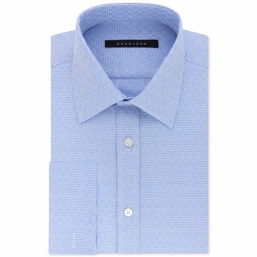 SEAN JOHN Men's Soft Blue Tailored-fit 