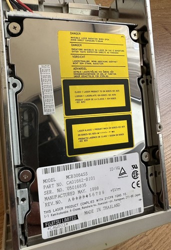 Data Tape Drive, Used, No Tested Fujitsu floppy drive MO MCC3064SS Turns On - Afbeelding 16 van 24