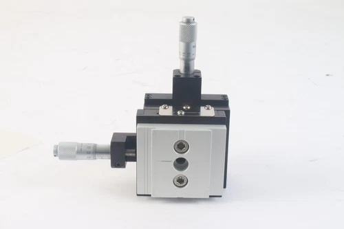 Generic XY Axis Stage W/ 2x Mitutoyo 148-801 Micrometer Head