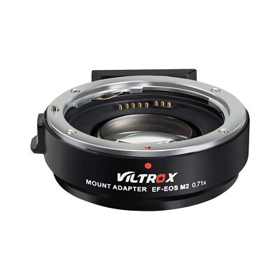 VILTROX EF-EOS M2 Speed Booster 0.71x Canon EF Lens to EF-M Mount Speedbooste...