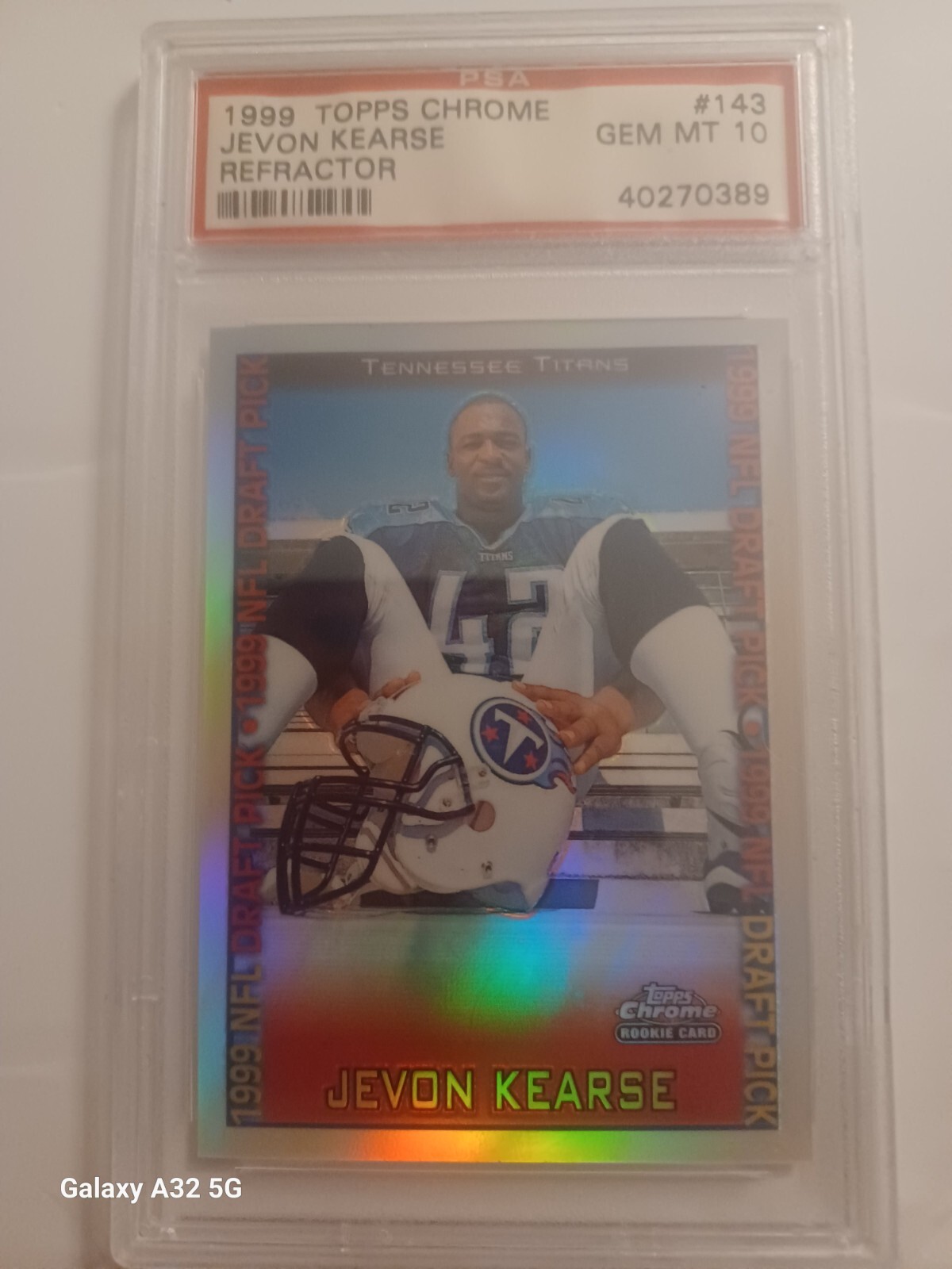 Jevon Kearse Topps Chrome #143 Refractor