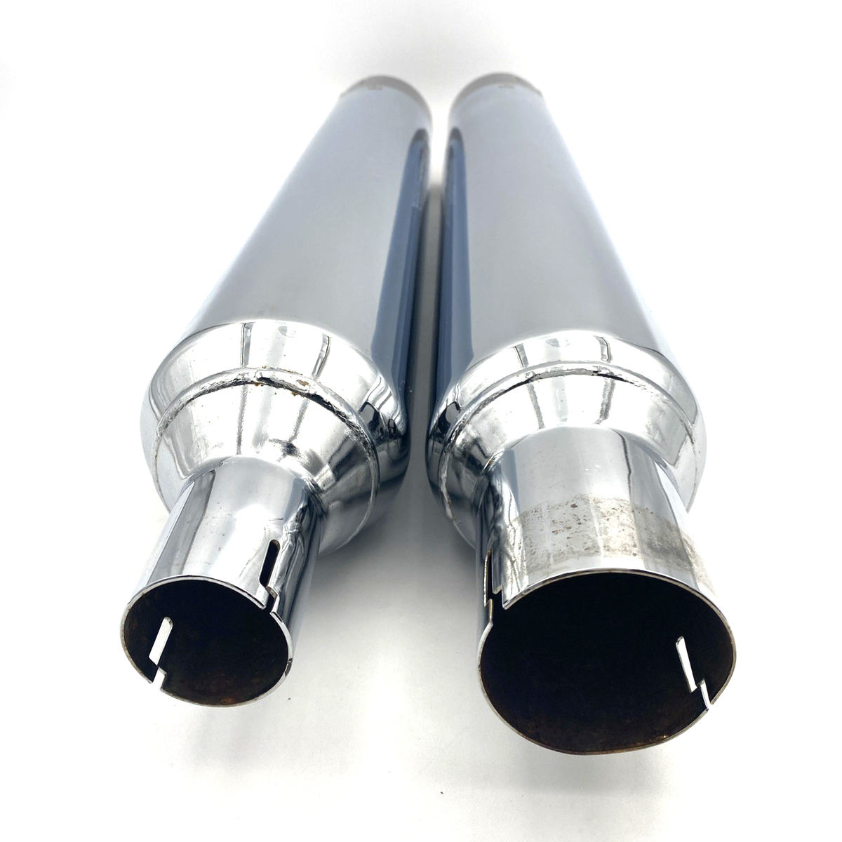 oem Harley 64900731A 64900732 CVO Exhaust Slip Ons Mufflers Pipes