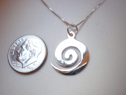 Macy's Diamond Swirl Pendant Necklace (1/2 Ct. T.w.) In Sterling Silver - Foto 8