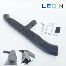 For 2" Receiver Truck Heavy Duty Steel Tow Hitch Step Bar Guard Black 36x4" Oval