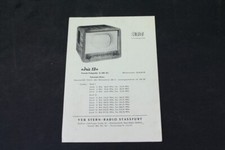 alter Druck RFT Fernsehgeräte Iris 12 Stern Radio Stassfurt Reklame Werbung