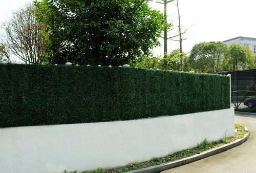 Hedge Artificial Fence Pool Wall Interlocking Tiles 50x50 cms Green Plants Patio - Picture 6 of 15