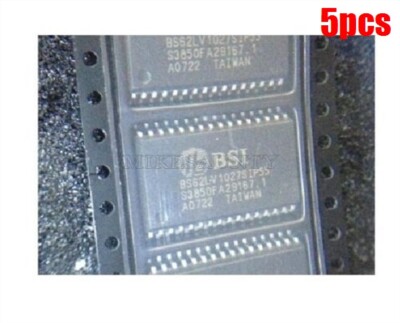 5Pcs Low Power Cmos Sram 128K X 8 Bit - SOP-32 Smd BS62LV1027SIP55 Very Ic Ne ah