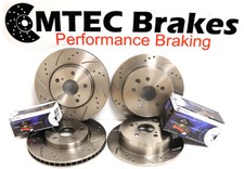 BMW Z4 2.0i 2.2i 2.5i 03-09 Front Rear Drilled Grooved Brake Discs MTEC Pads