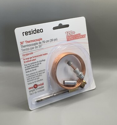 Honeywell Home 30 Inch Repl. Thermocouple For Gas | The Home Depot Canada