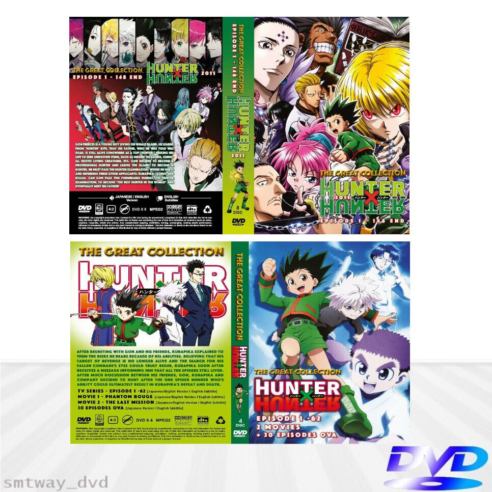 DVD ~ Hunter X Hunter Season 1 Episode 1 - 62 End ~ English