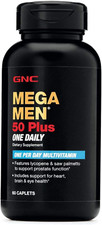 GNC Mega Men 50-Plus One Daily Multivitamin, 60 Tablets, Vitamin and Minerals