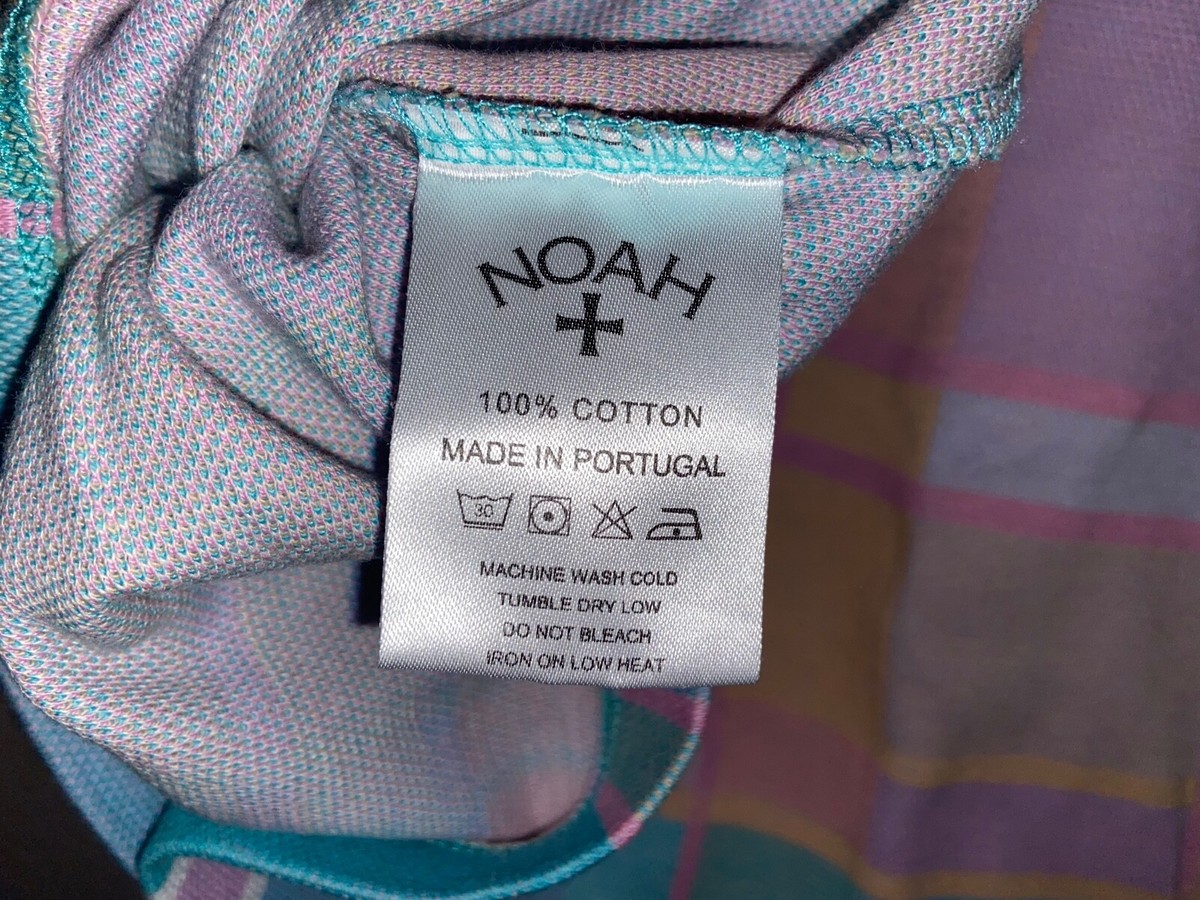 Noah NYC Ny Plaid Summer Pink t shirt Core Logo Supreme Box New