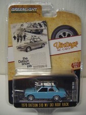 GREENLIGHT VINTAGE AD CARS SERIES 7 1970 DATSUN 510 W/SKI ROOF RACK