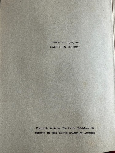 The Covered Wagon, by Emerson Hough - 1922 - First Edition, Antique HC Book DJ - Picture 8 of 14