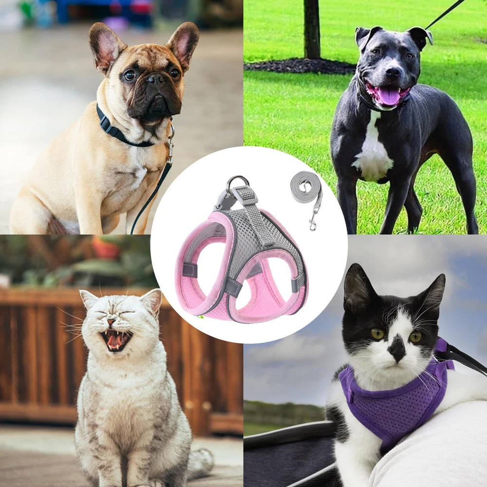 Dog Harness For Small Dog No Pull, Reflective Soft Padded Pet Vest Skin-friendly