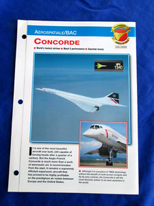 PHOTO Aerospatiale BAC Concorde WORLDS FAST Supreme Luxury MACH 2 AIRLINE 9"x6"