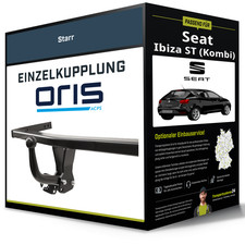 Starre Anhängerkupplung für SEAT Ibiza ST (Kombi) 15-16 IV Typ 6J8/6P8 Oris NEU