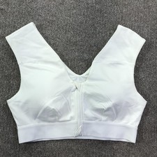 Tommie Copper Sports Bra Womens Medium Zip Front Shoulder Support Copper Znergy