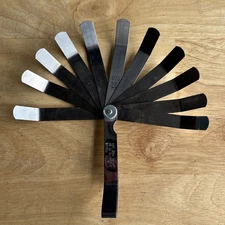 KD Tools Valve Tappet Bent Angled Folding Feeler Gauge Set No. 163 USA READ!