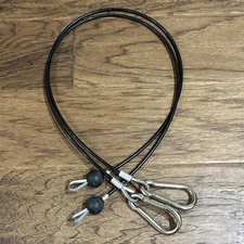 Set of 2 Bowflex 34" Cables OEM w/ Clips Xtreme Sport Blaze Elite FREE SHIPPING