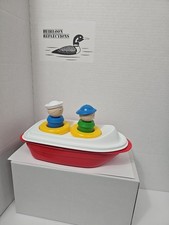 Tupperware Tupper Toys Tupper Canoa Barca Marinaio Bambini Vasca da Bagno Giocattolo Nuovo