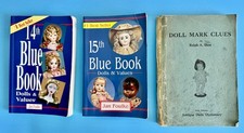 3 Doll Collector's Books: 14th 15th Blue Books and Doll Mark Books