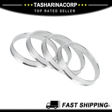 Hub Centric Rings, 63.4mm ID to 67.1mm OD Aluminum Alloy, 4Pcs