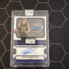 2022-23 PANINI ONE AND ONE LAURI MARKKANEN TEAM TITAN AUTO 4/49 UTAH JAZZ